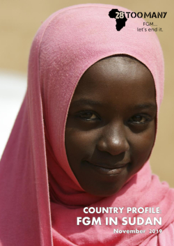 Country Profile: FGM in Sudan (2019, English)